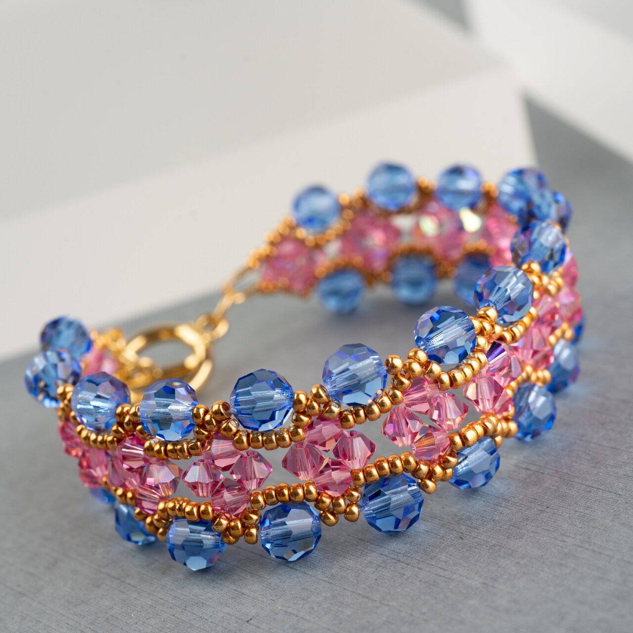 Crystal Crown Bracelet with @daniellewickesjewelry